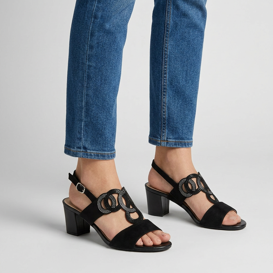 Gea™ | Elegant Comfort Heel Sandals