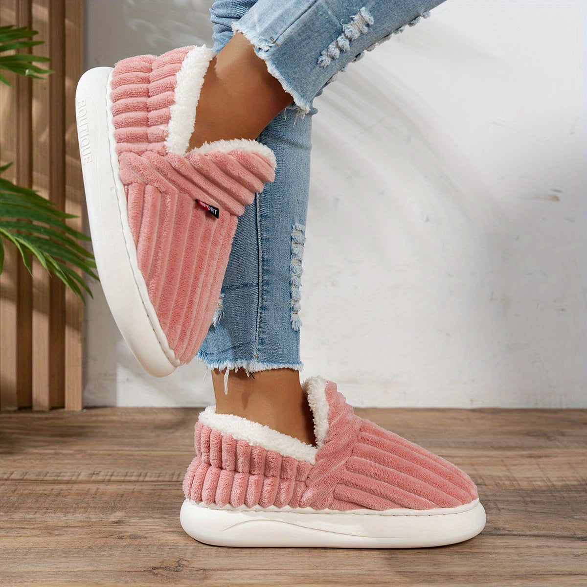 Molly | Plush Indoor–Outdoor Slippers