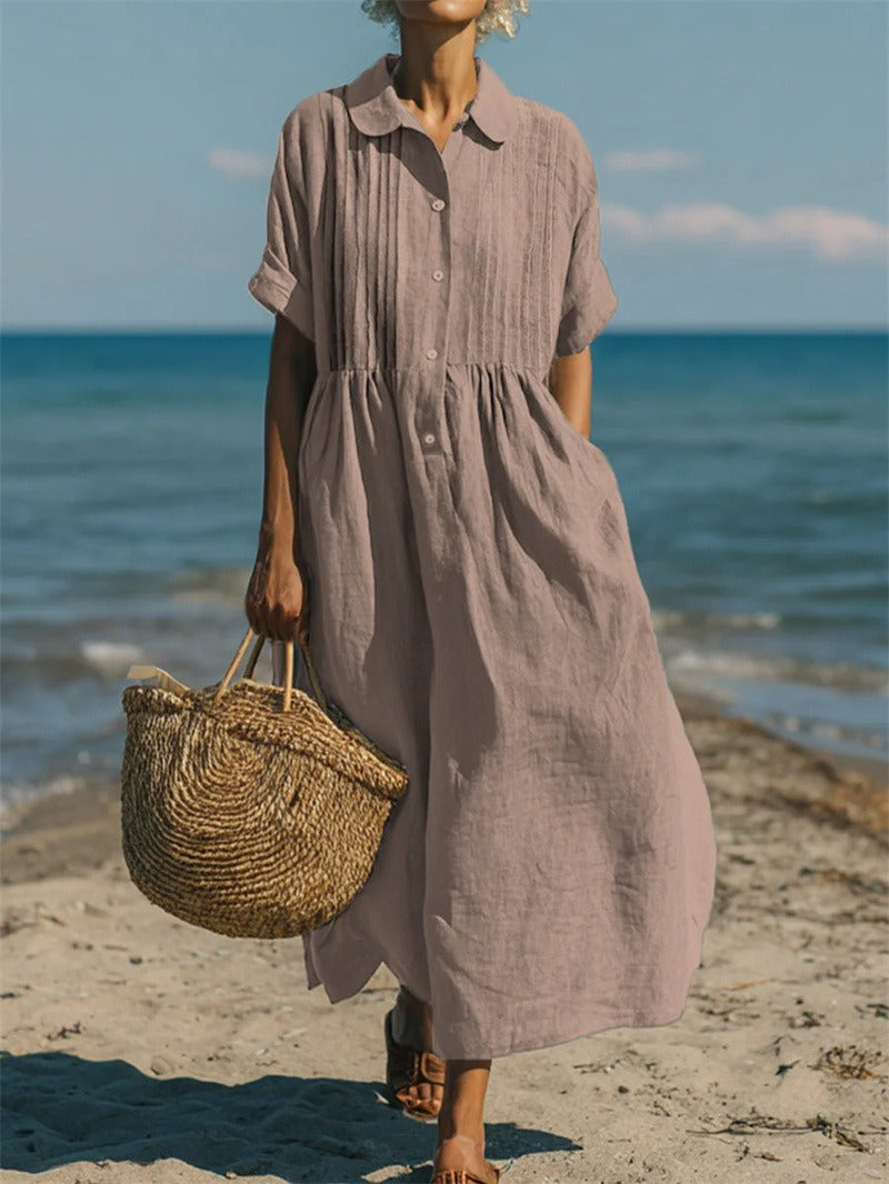 Mabel | Elegant Linen Dress For Women