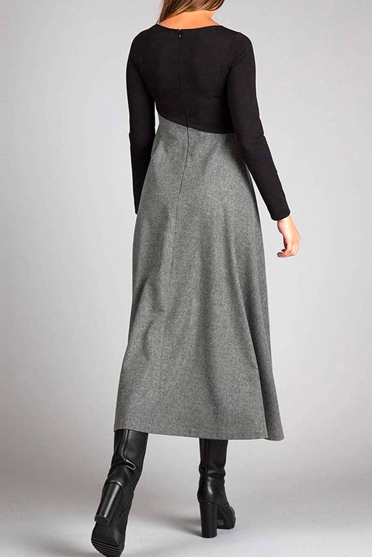 Casa™ | Maxi Dress with Long Sleeves