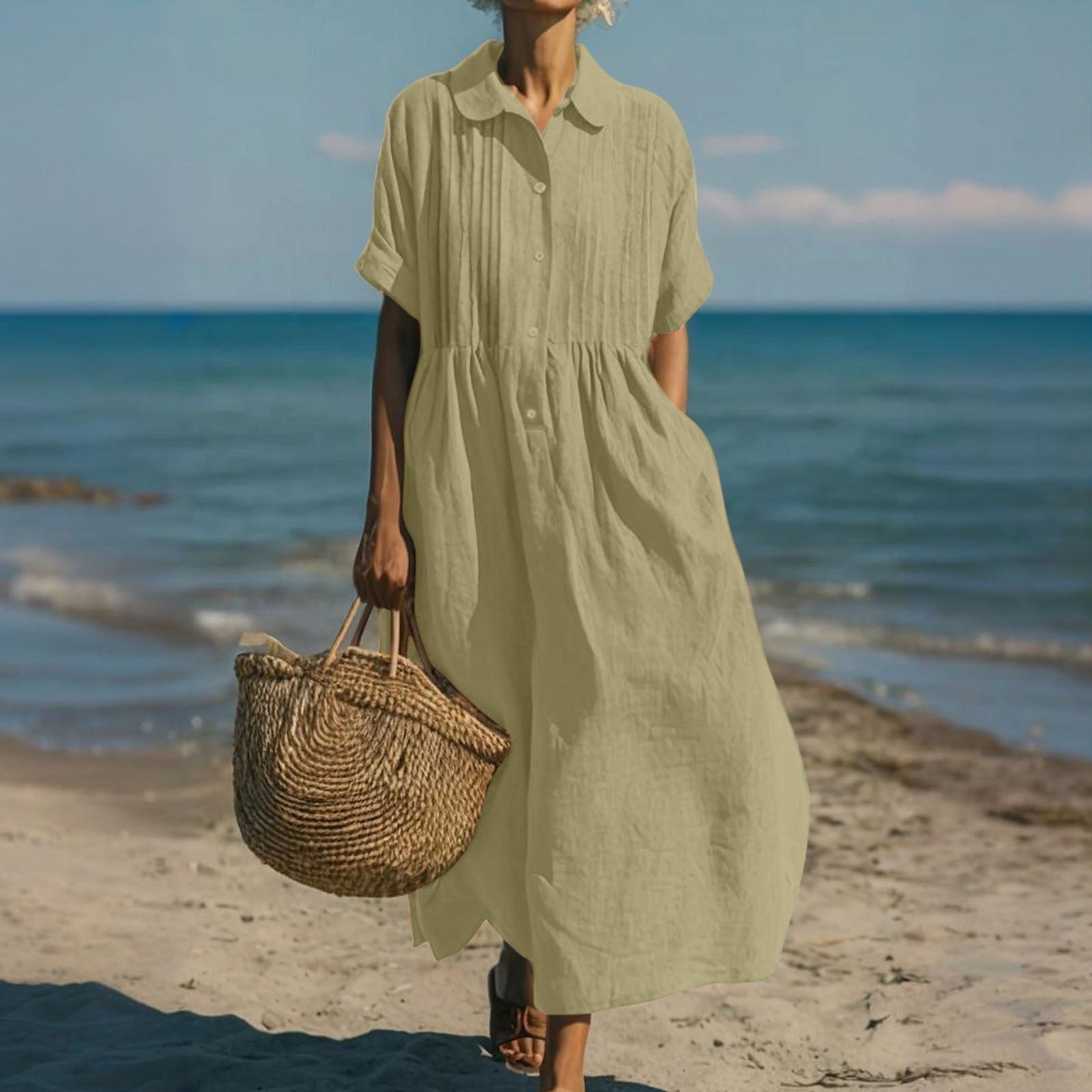 Mabel | Elegant Linen Dress For Women