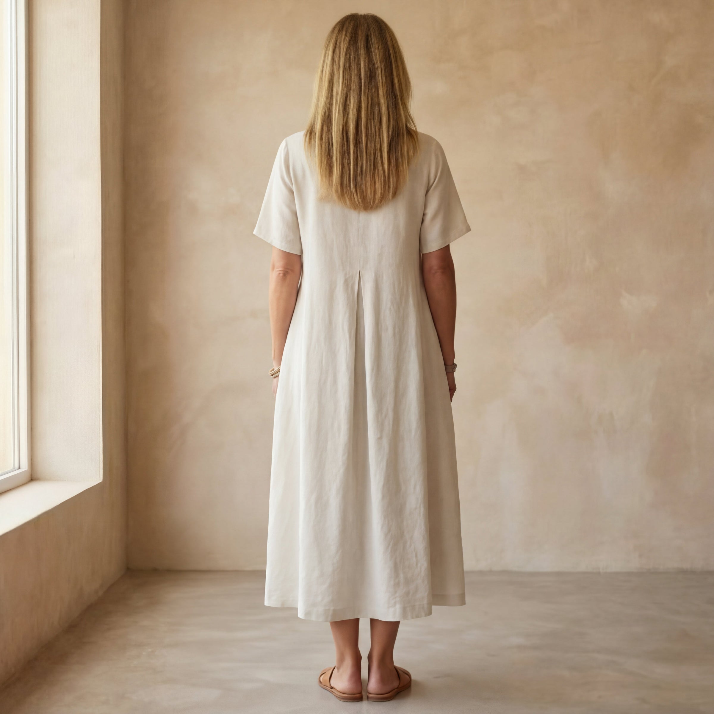 ARANDA - Comfy Cotton Dress