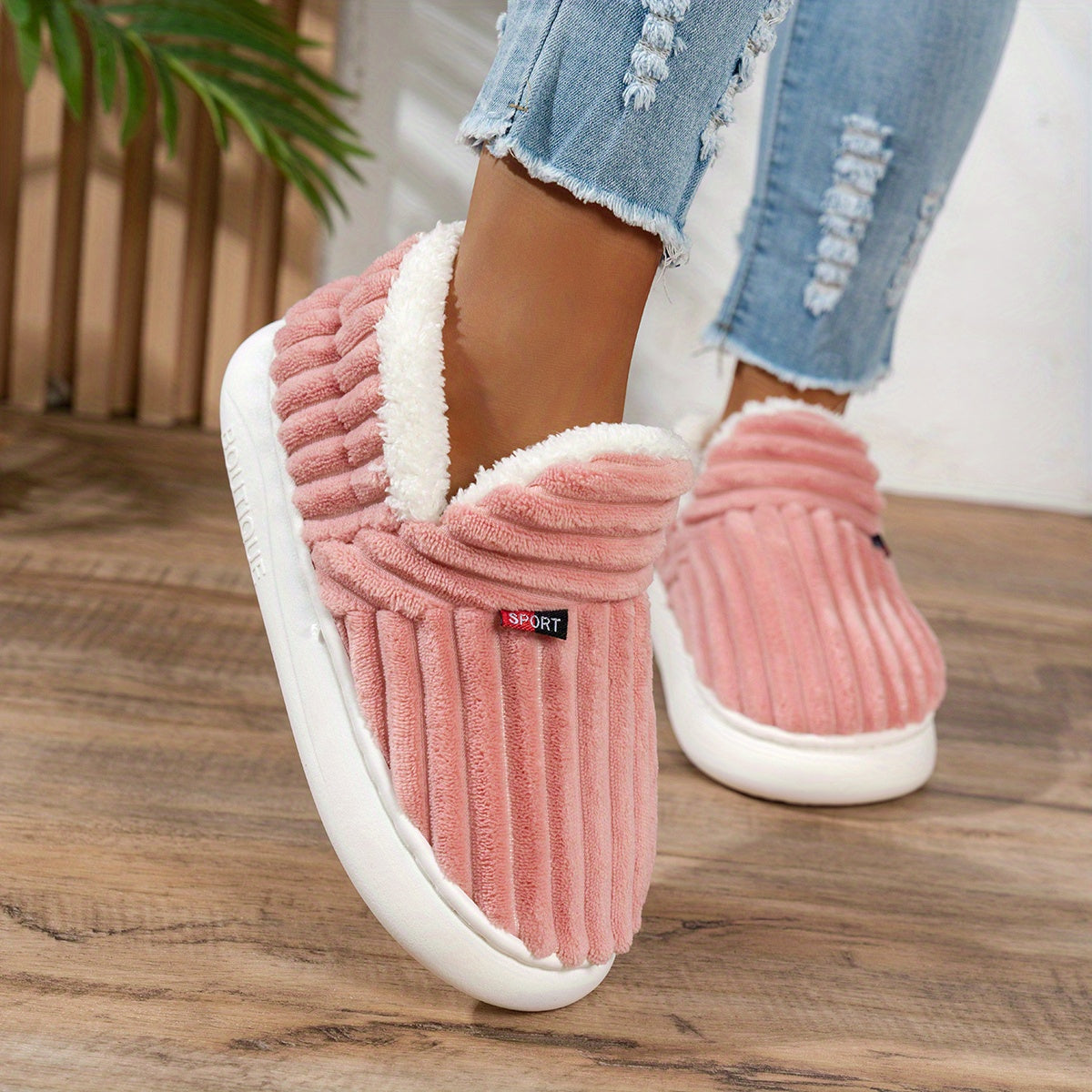 Molly | Plush Indoor–Outdoor Slippers