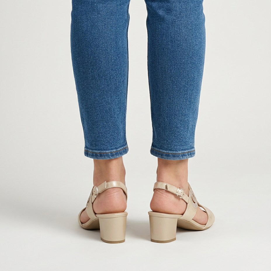 Gea™ | Elegant Comfort Heel Sandals
