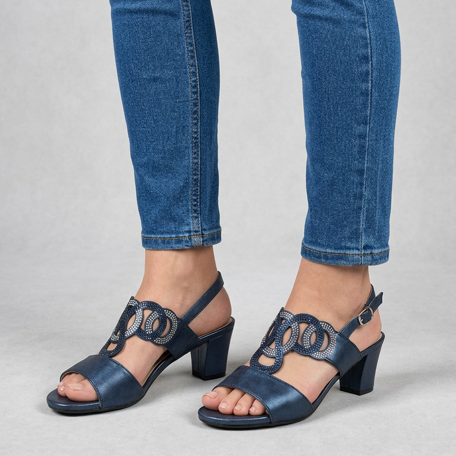 Gea™ | Elegant Comfort Heel Sandals