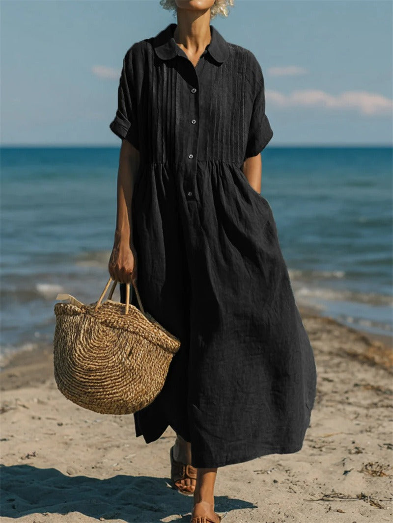 Mabel | Elegant Linen Dress For Women
