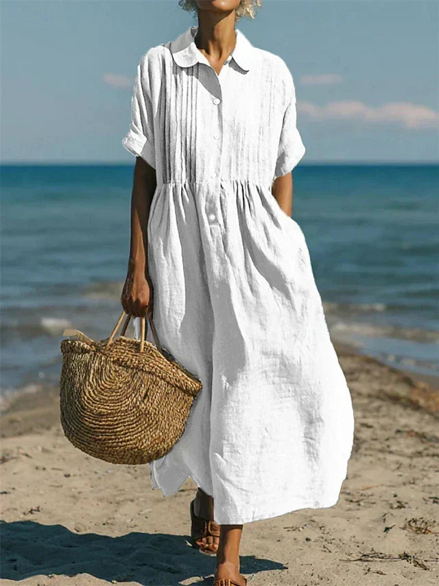 Mabel | Elegant Linen Dress For Women