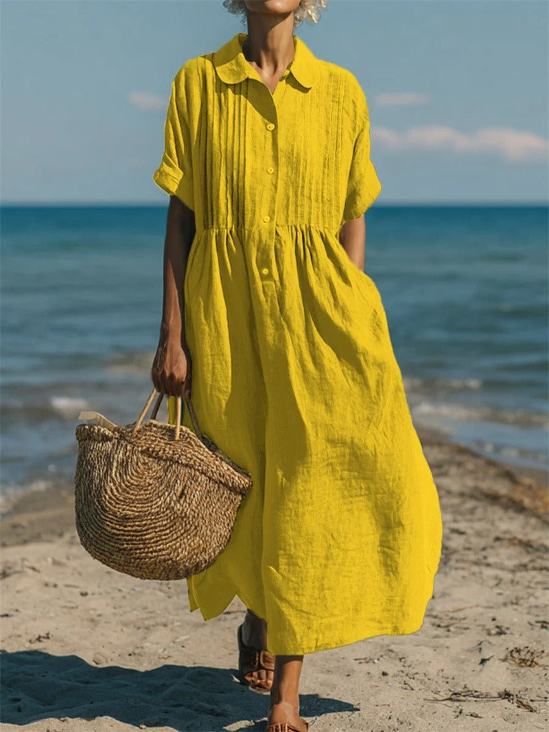 Mabel | Elegant Linen Dress For Women