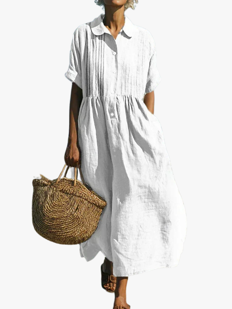 Mabel | Elegant Linen Dress For Women