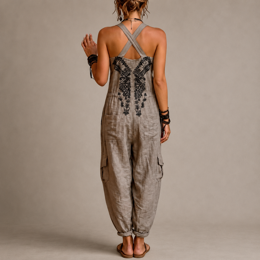 Frances™ Bohemian Embroidered Jumpsuit
