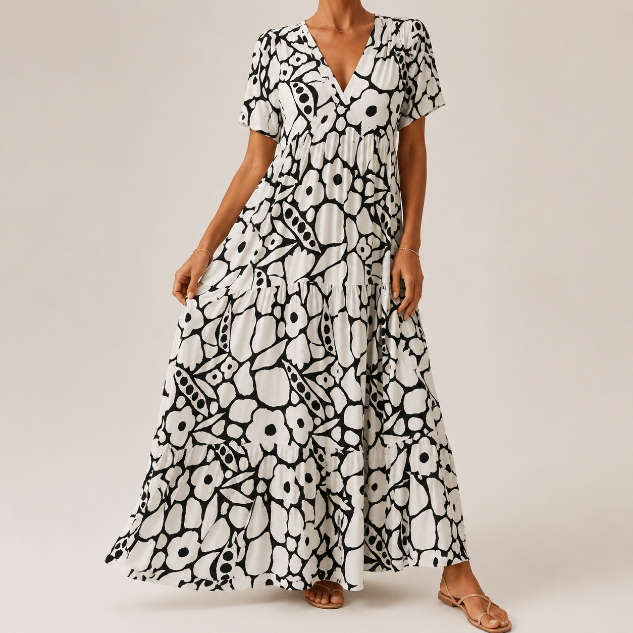 Isla | Bohemian Printed Dress For Women