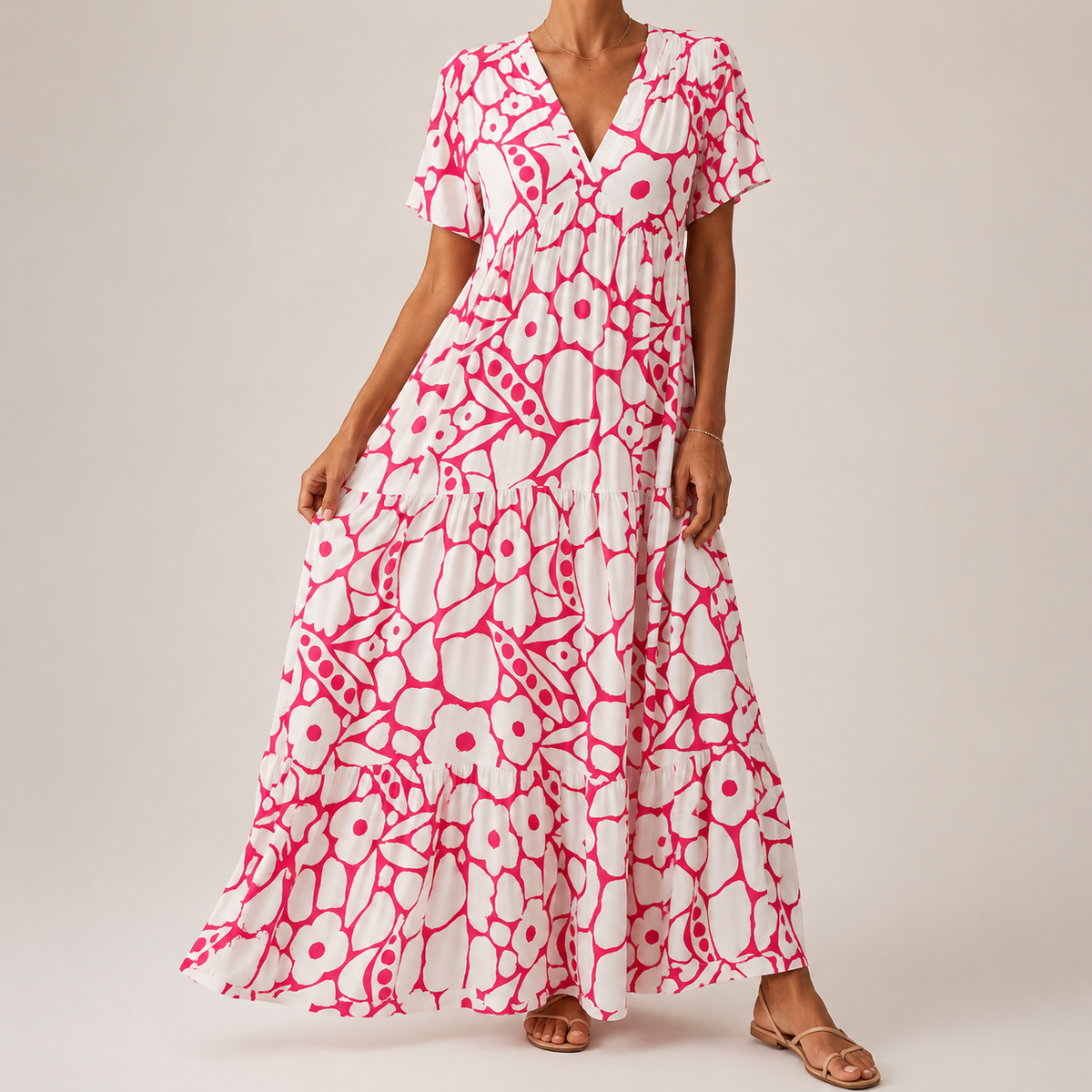 Isla | Bohemian Printed Dress For Women