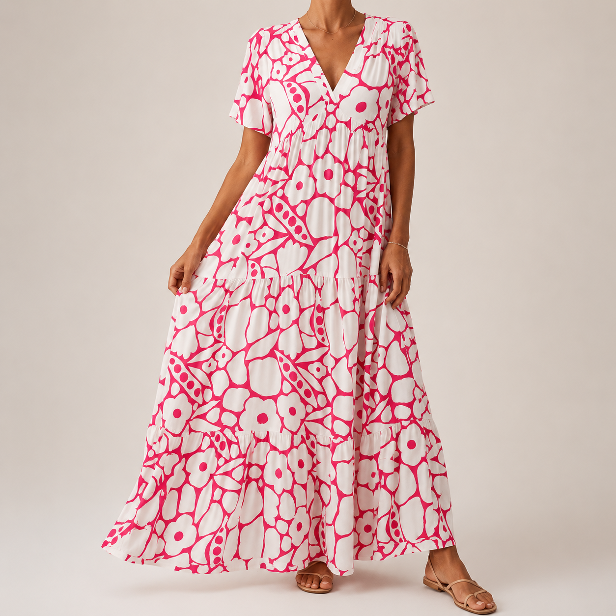 Isla | Bohemian Printed Dress For Women