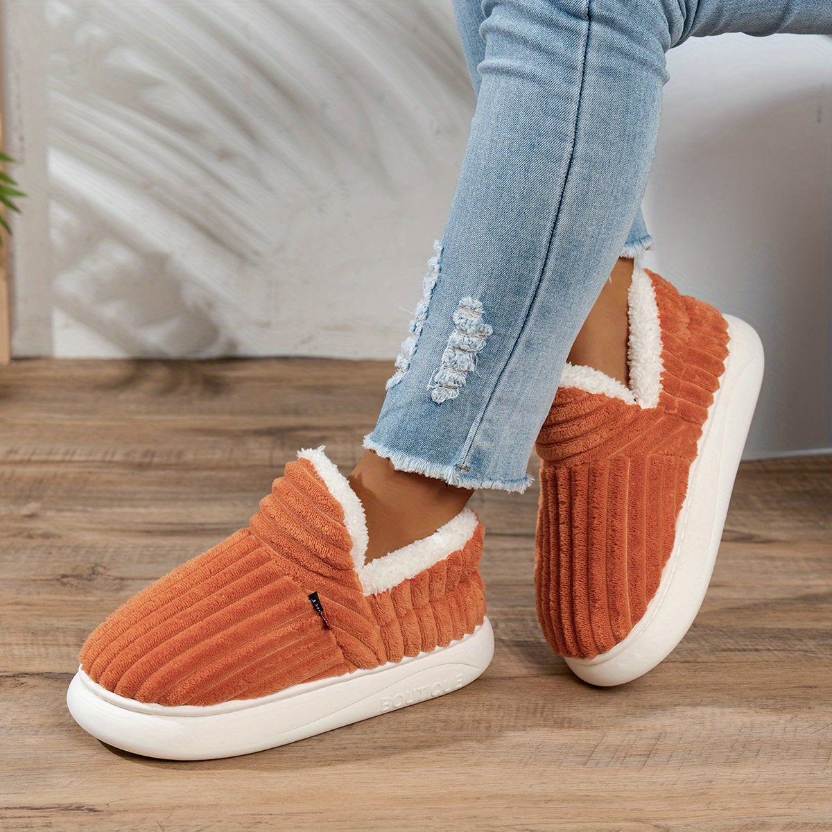 Molly | Plush Indoor–Outdoor Slippers