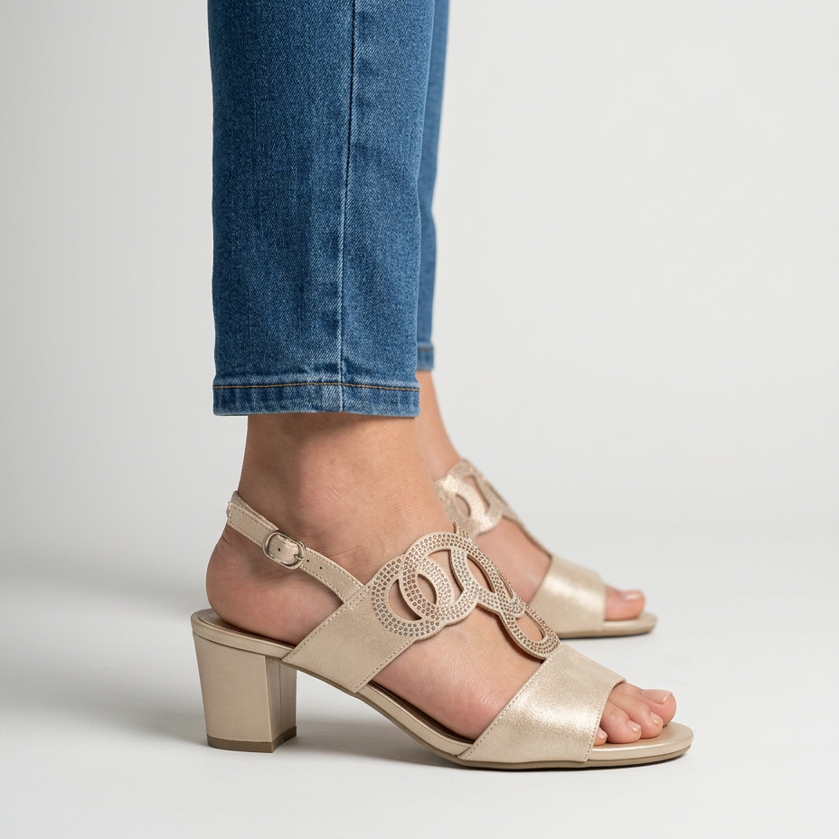 Gea™ | Elegant Comfort Heel Sandals