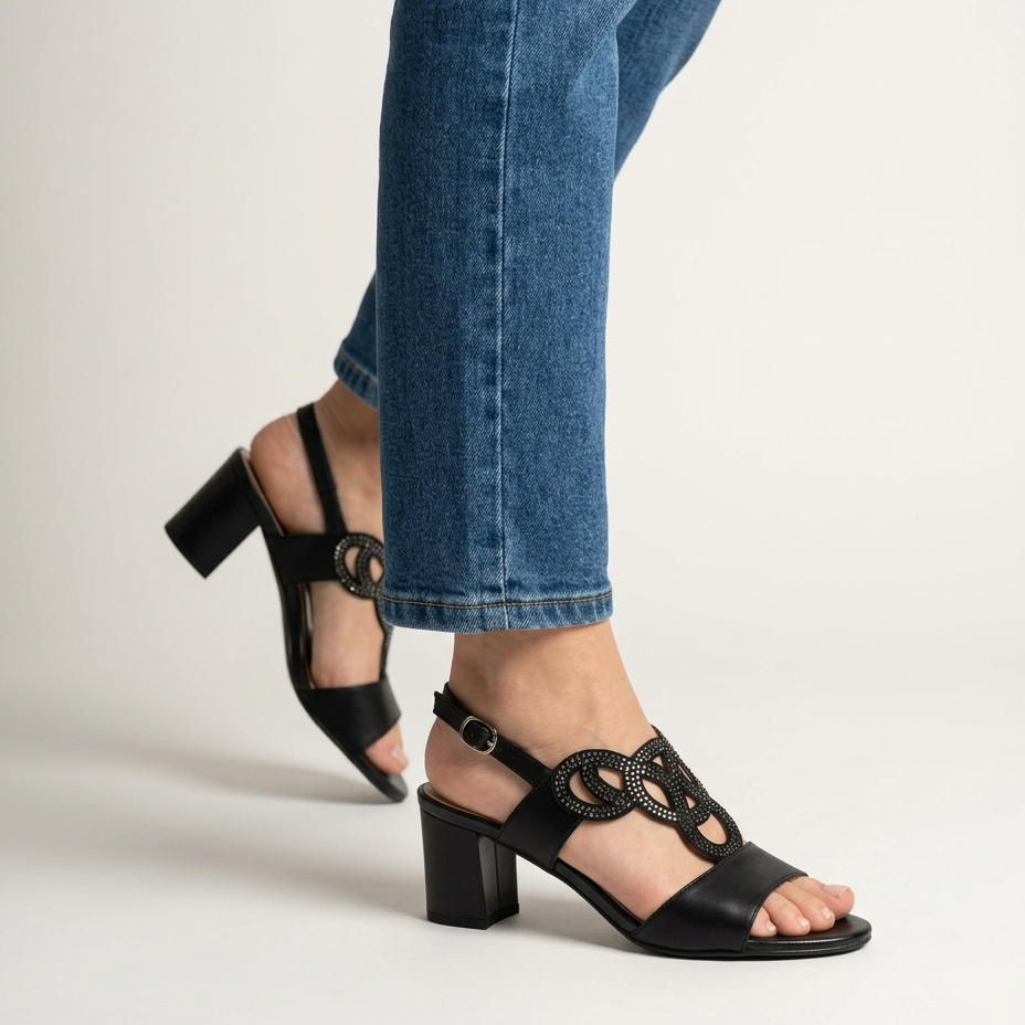 Gea™ | Elegant Comfort Heel Sandals