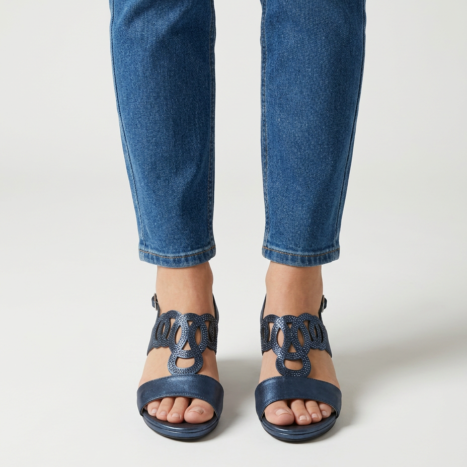 Gea™ | Elegant Comfort Heel Sandals